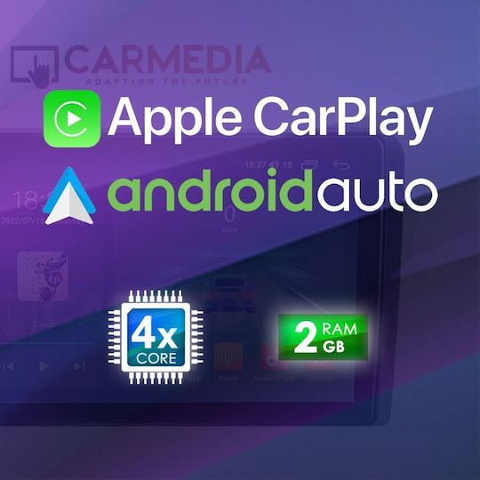 Carmedia Cm209c-13 Tablet 9'' Oem Peugeot 206 1998-2006 V2