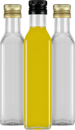 10x Marasca Measuring Bottle Colorless 250ml Olive Oil Tinctures Wine