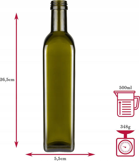 50 Μπουκάλια Marasca 500ml Διανομεα Ελαιόλαδο