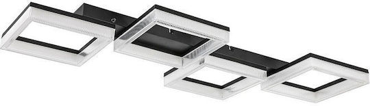 Rabalux Smart Deckenleuchte montieren 96cm Schwarz mit Integrierte LED und Fernbedienung Rabalux Smart Deckenleuchte montieren 96cm Schwarz mit Integrierte LED und Fernbedienung