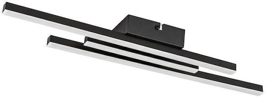 Rabalux Smart Πλαφονιέρα Οροφής Μαύρη με Ενσωματωμένο LED
