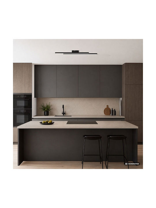 Rabalux Smart Deckenleuchte Schwarz mit Integrierter LED