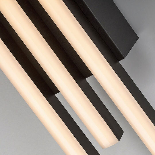 Rabalux Smart Deckenleuchte Schwarz mit Integrierter LED