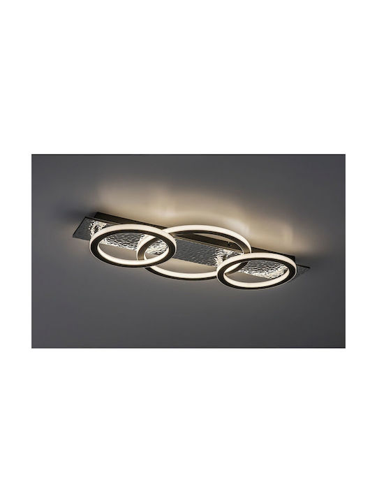 Rabalux Smart Deckenleuchte montieren 75cm Schwarz mit Integrierte LED und Fernbedienung