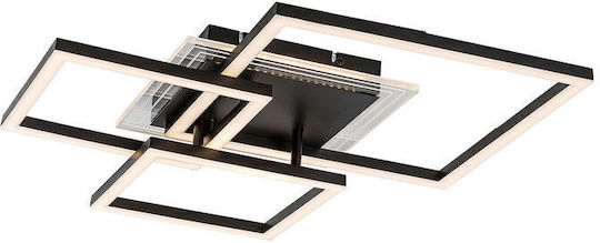 Rabalux Smart Luminiță De Tavan Montată 50cm Neagră Cu LED Integrat