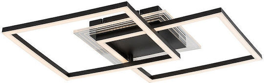 Rabalux Smart Mount Ceiling Light 70cm Black With Integrated LED