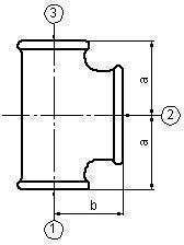 Odlewnia Zawiercie Reductor Tee 6/4 X 3/4 X 6/4 Galvanizat