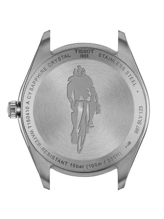 Tissot Pr 100 Мъжки Часовник 40mm На Батерия с Сива Текстилна Каишка