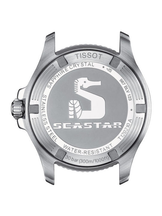 Tissot Seastar 1000 Мъжки Часовник 36mm На Батерия със Сребрист Металик Браслет