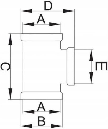 Reduzierstück Messing Hydroland 1x3/4x1 Łm.tr.1x3/4x1