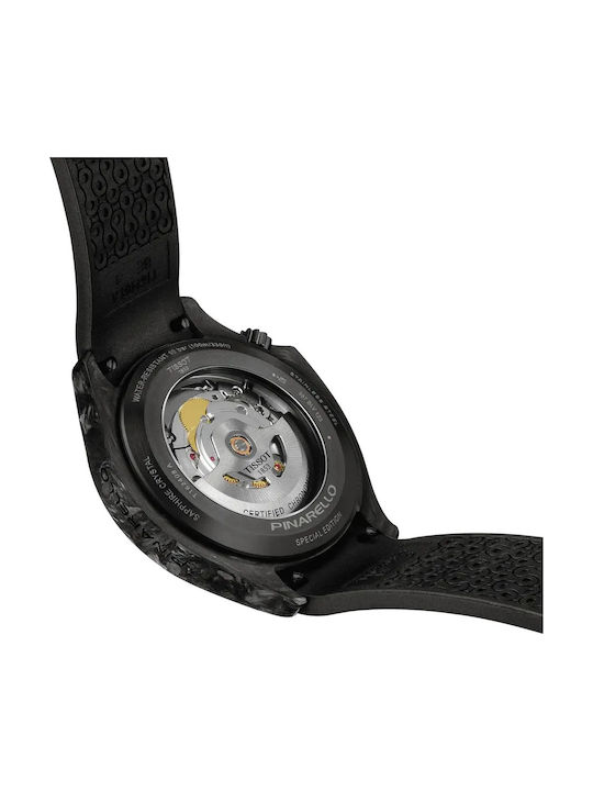 Tissot Мъжки Часовник 43mm На Батерия с Черен Металик Браслет
