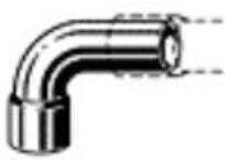 Viega Copper Pipe Elbow 90° 42mm One Socket 113995