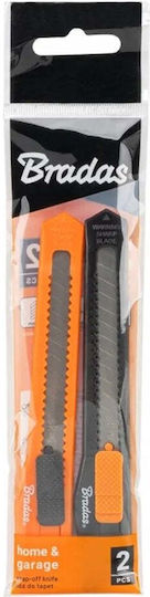 Bradas Set of Snap-off Blade Knives Diy-kn0923 9 Mm