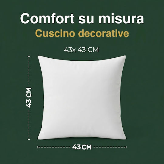 Umplutură Pernă Albă 43x43 cm