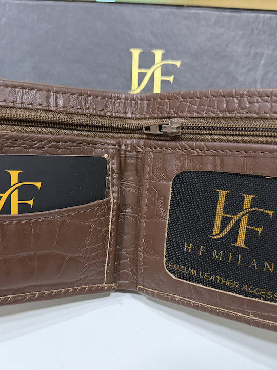 Leder Herrenbrieftasche Braun