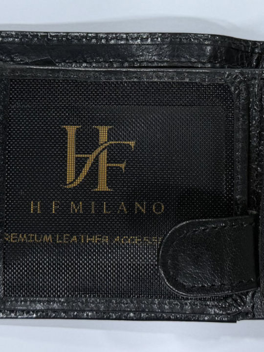 Leder Herrenbrieftasche Schwarz