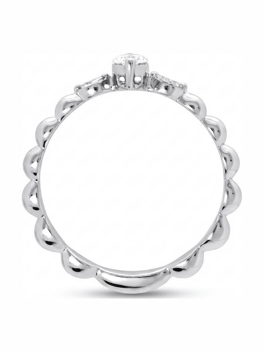 Diamond Group Единичен Камък от Бяло Злато 18К Diamond Group Единичен Камък от Бяло Злато 18К