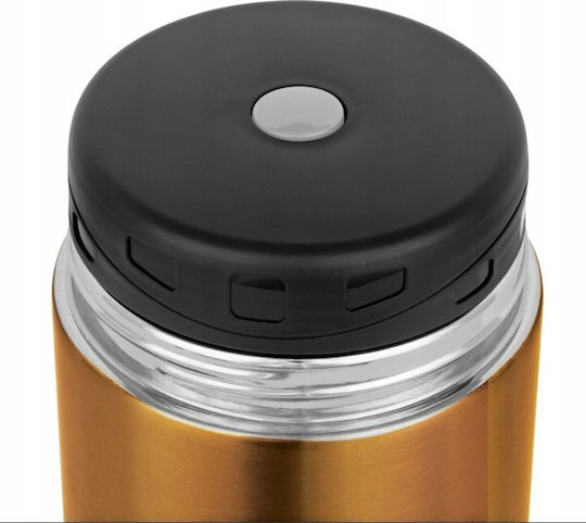 N'Oveen Sticlă Termos Oțel Inoxidabil Fără BPA 800ml Maro cu Mâner