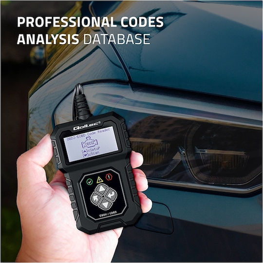 Qoltec Proline Obdii Eobd 8v-25v Διπλό Σύστημα Autodiagnose & OBD2-Scanner