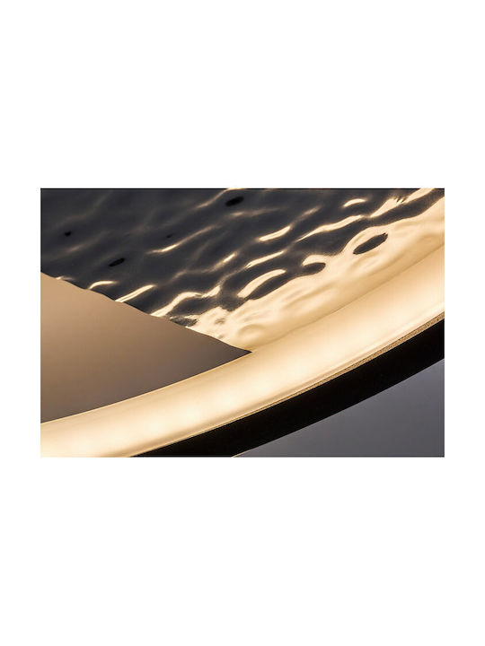 Rabalux Smart Deckenleuchte montieren 40cm Schwarz mit Integrierte LED und Fernbedienung