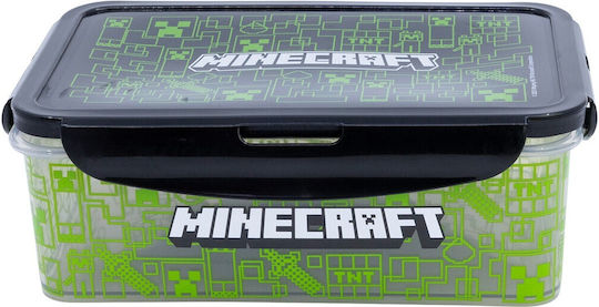 Stor Plastic Kids' Food Container Minecraft 1.19lt