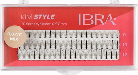 Ibra Туфъйки C Curl 12mm Черни
