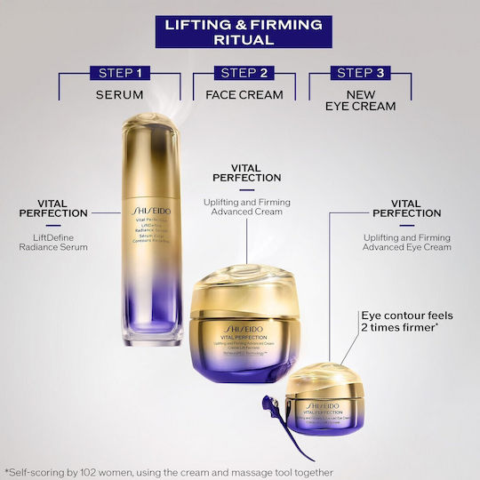 Shiseido Vital Perfection Augenbefeuchter für Festigung 15ml