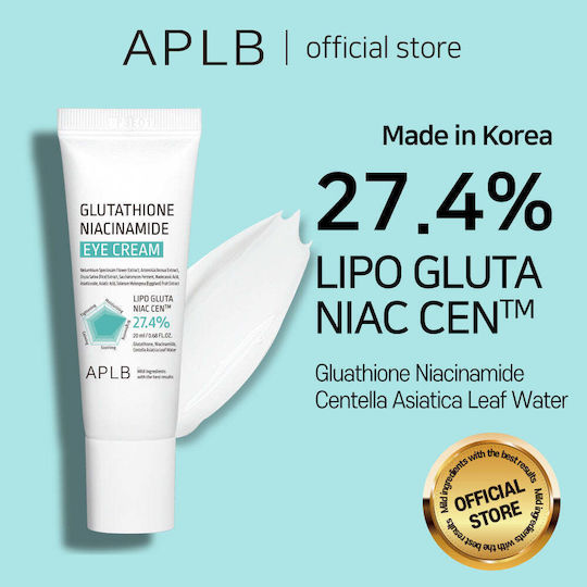 APLB Glutathione Niacinamide Eye Cream for Brightening Firming Dark Circles & Anti-Aging 20ml
