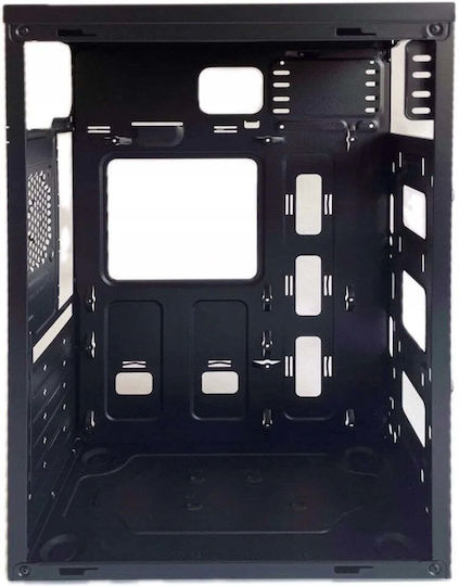 N6-560B Midi-Turm Computergehäuse Schwarz