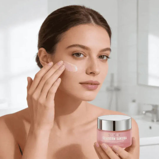 Sadoer Collagen Sakura Fermitate Elasticitate Light Cremă de Față pentru Hidratare și Strălucire 50gr
