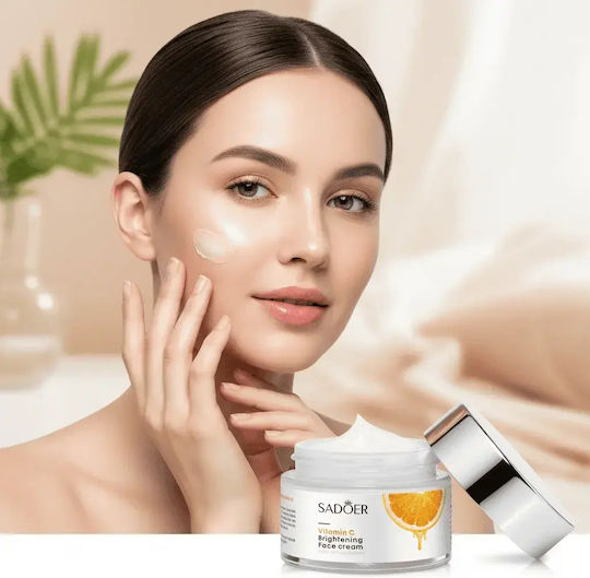 Sadoer Vitamin C Brightening Cremă de Față pentru Hidratare, Reconstrucție și Strălucire cu Vitamina C 50gr