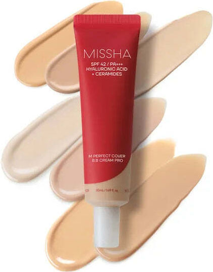 Missha M Perfect Cover Pro BB Хидратиращ Крем за Лице Дневен с SPF42 50ml