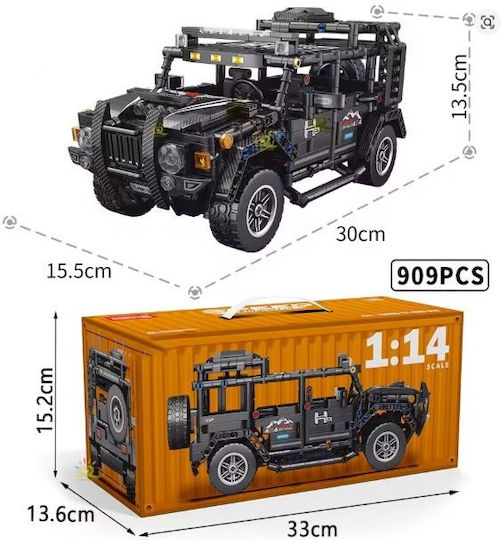 Off-Road SUV Bauklötze für 6+ Jahre 909 Stück