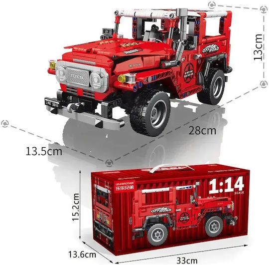 Τουβλάκια Technical Blocks Off-road για 6+ Ετών 910τμχ