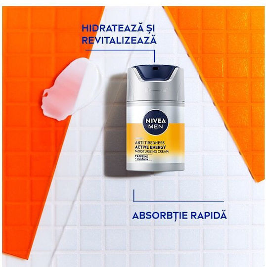 Nivea Active Energy Skin Energy Herren Creme Gesicht Tag 50ml