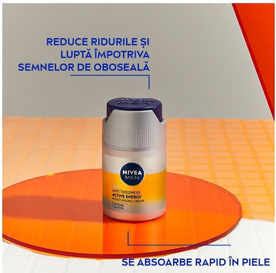 Nivea Active Energy Skin Energy Herren Creme Gesicht Tag 50ml