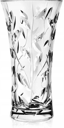RCR Kristallvase Laurus Transparent 15.5x15.5xH25cm