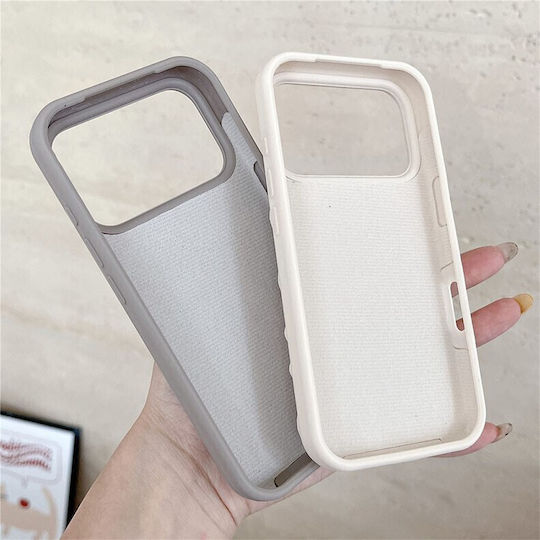 Suction Cup Silicone Case Antique White Apple iPhone 17 Pro Max/18 Pro Max