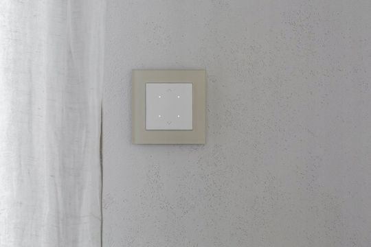 Kontakt-Simon Vertiefter Elektrischer Wandtaster Zwei-Wege Ohne Rahmen Elektrische Wandschalter Weiß