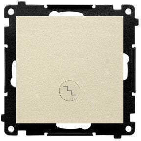Kontakt-Simon Recessed Wall Switch without Frame Aller Retour Gold