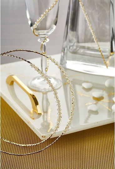 Handgefertigte Hochzeitskronen Versilbert 1210 Gold