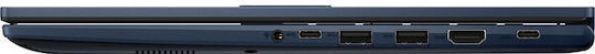 Asus Vivobook 15 X1504MA-BQ200 15.6" FHD (Core 3-304/8GB/512GB SSD/No OS) Quiet Blue (International English Keyboard)