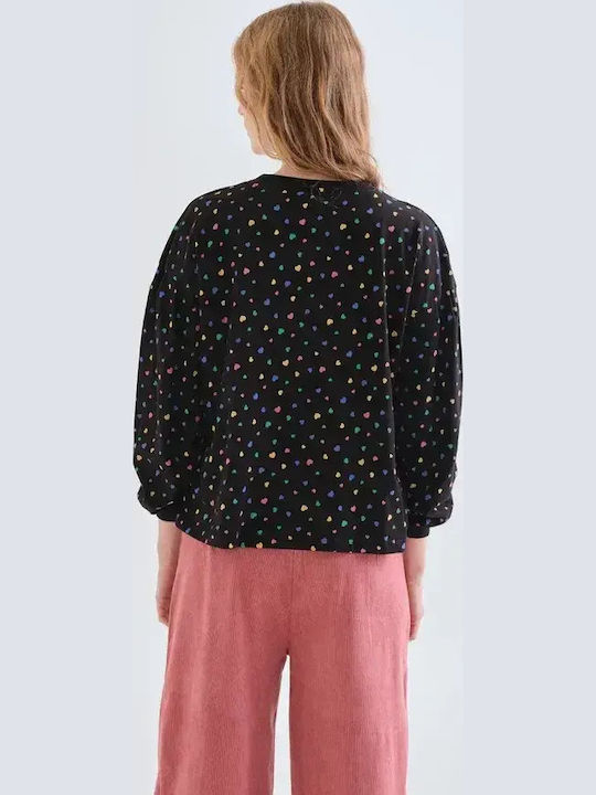 Women's Cotton Long Sleeve Black