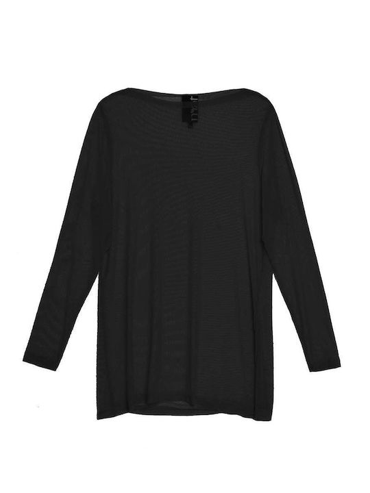 Bluza Damă Mânecă Lungă Neagră