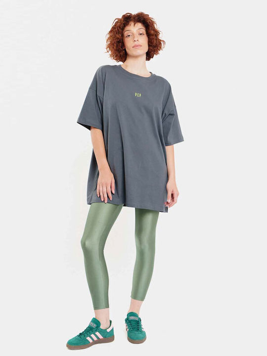 Damen Oversized T-Shirt Grau