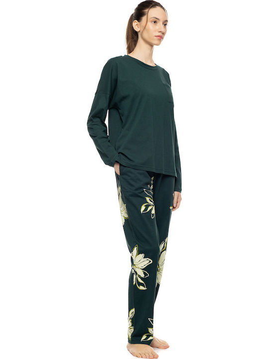Pink Label Summer Women's Pyjamas Trousers Pink