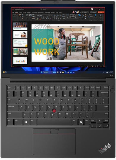 Lenovo ThinkPad E14 Gen 8 (Intel) 14" IPS FHD+ (Seria Ryzen AI 400-7 445/32GB/1TB SSD/Fără sistem de operare) (Tastatură Engleză internațională)