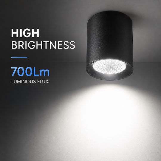 Jiju Spot Led Alb Natural În Culoare Neagră