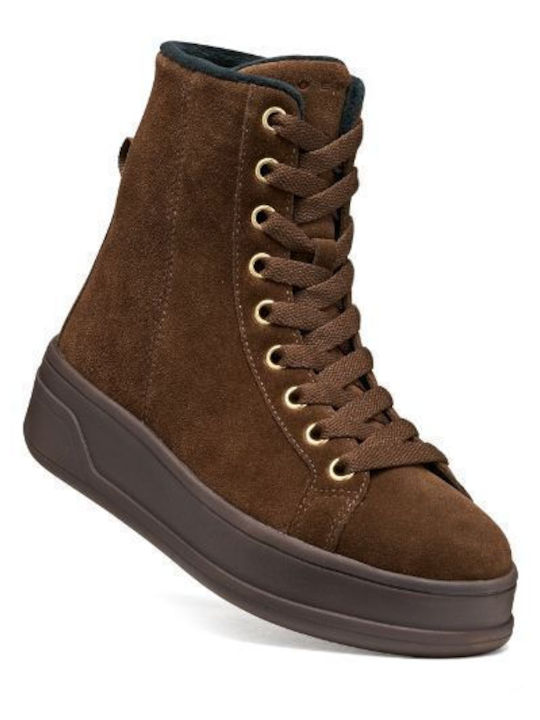 Spherica Suede Women's Ankle Boots Brown