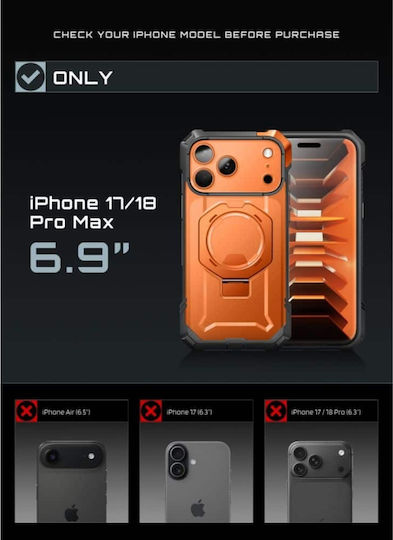 Supcase Ub Grip Mag Magsafe iPhone 17 Pro Max 18 Pro Max Koralle